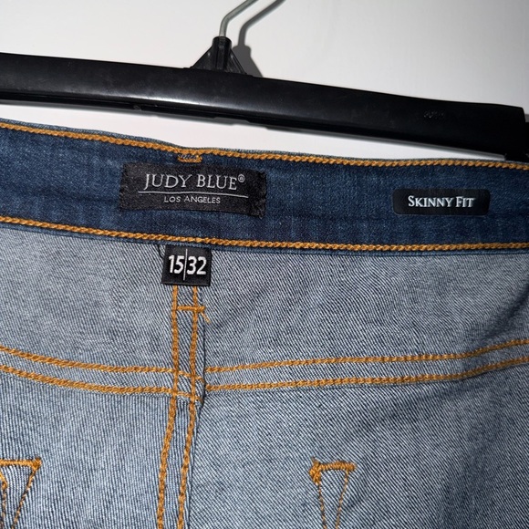 Judy Blue High Rise Dark Skinny Blue Jeans Women’s Size 15 - Picture 10 of 11
